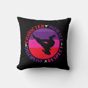 Martial Arts Core Values - Karate Cushion
