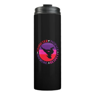 Martial Arts Core Values - Karate Thermal Tumbler