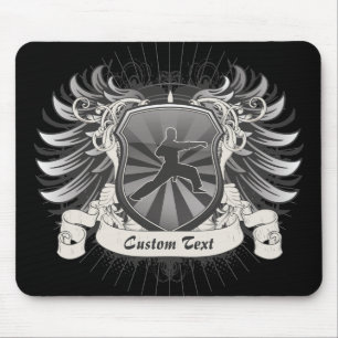 Martial Arts Crest Mouse Pad