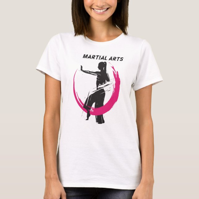 martial arts design T-Shirt (Front)
