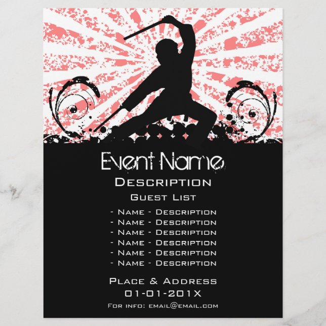 Martial Arts Event Promotion Flyer (Front)