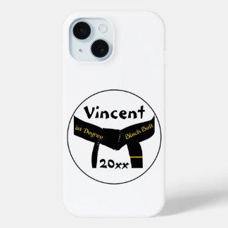 Martial Arts First Degree Black Belt iPhone 15 Case