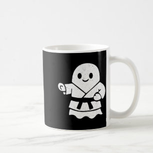 Martial Arts Ghost Funny Halloween Boo Jitsu MMA Coffee Mug