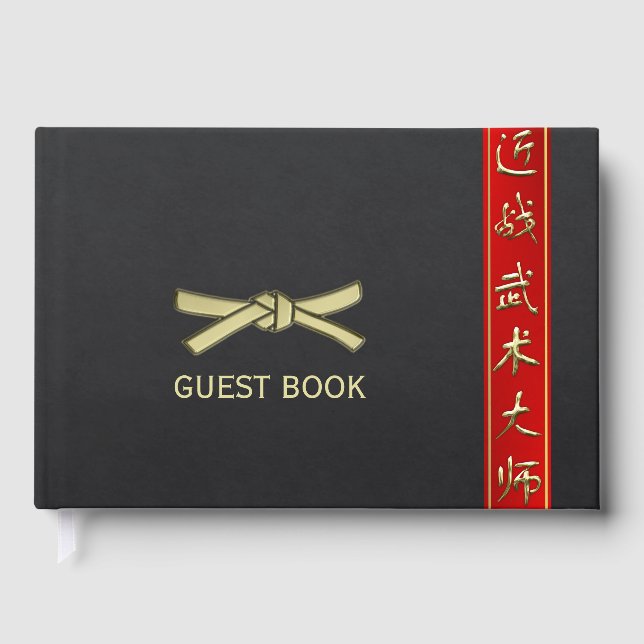 Martial Arts Guest Book (Front)