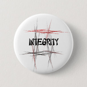Martial Arts Integrity 6 Cm Round Badge