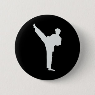 Martial Arts Karate 6 Cm Round Badge