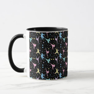 Martial Arts Karate Abstract Stars Sparkles Mug