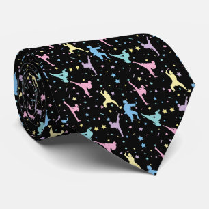Martial Arts Karate Abstract Stars Sparkles Tie