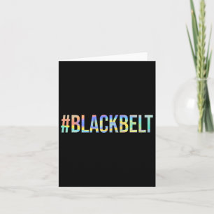 Martial Arts Karate Black Belt #blackbelt  Card