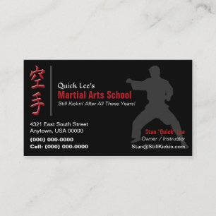 Martial Arts / Karate Business Card