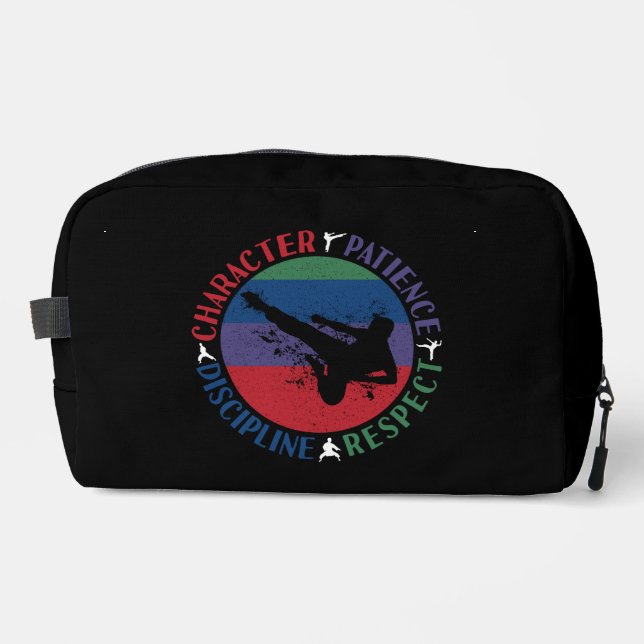 Martial Arts - Karate Core Values Dopp Kit (Front)