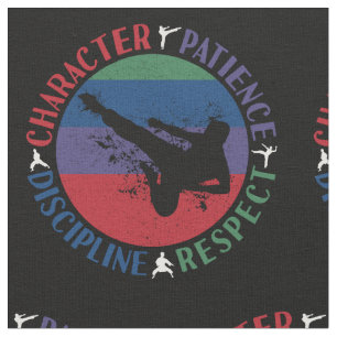 Martial Arts - Karate Core Values Fabric