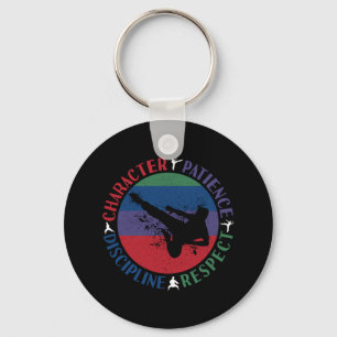 Martial Arts - Karate Core Values Key Ring