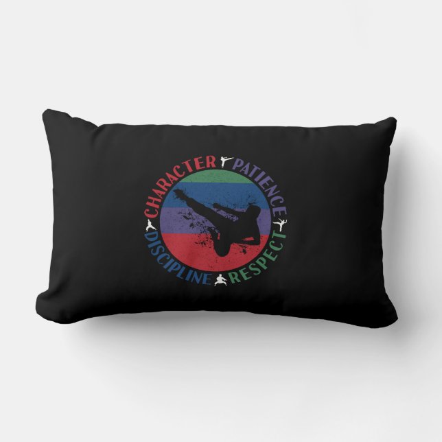 Martial Arts - Karate Core Values Lumbar Cushion (Front)