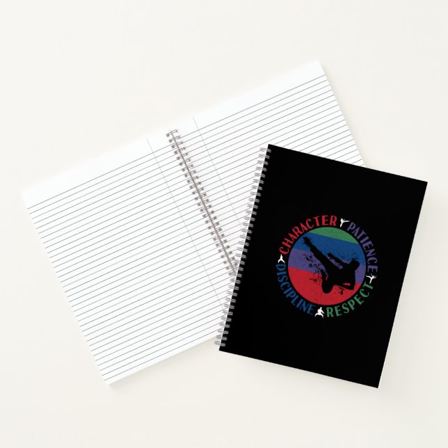 Martial Arts - Karate Core Values Notebook (Inside)