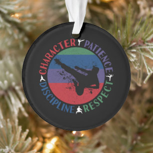 Martial Arts - Karate Core Values Ornament