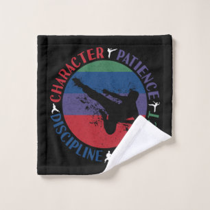 Martial Arts - Karate Core Values Wash Cloth