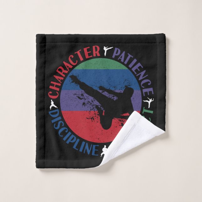 Martial Arts - Karate Core Values Wash Cloth (Wash Cloth)