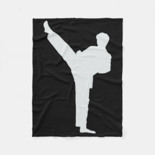 Martial Arts Karate  Fleece Blanket