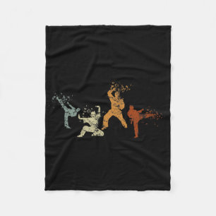 Martial Arts Karate  Fleece Blanket