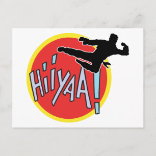 Martial Arts Karate Kid Postcard