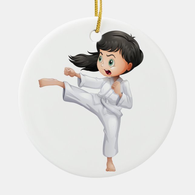 Martial Arts / Karate Ornament (Front)