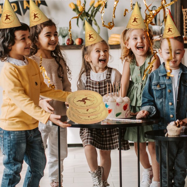 Martial Arts Karate Party 8th Kids Birthday Paper Plate (Creator Uploaded)