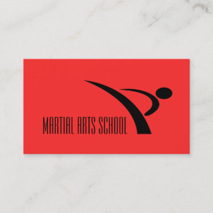 Martial Arts Karate Self Defence Business Card