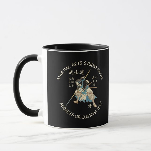 Martial Arts Karate Taekwondo Kung Fu Studio Owner Mug (Left)