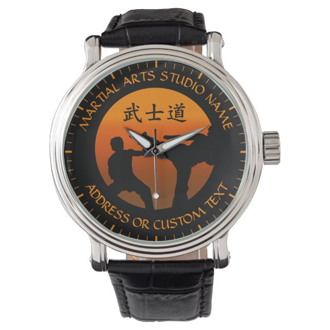 Martial Arts Karate Taekwondo Kung Fu Studio Owner Watch (Front)