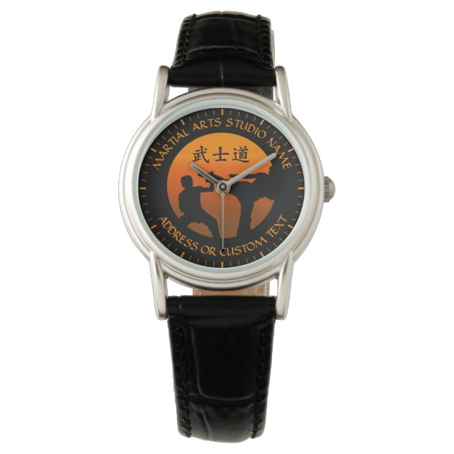 Martial Arts Karate Taekwondo Kung Fu Studio Owner Watch (Front)