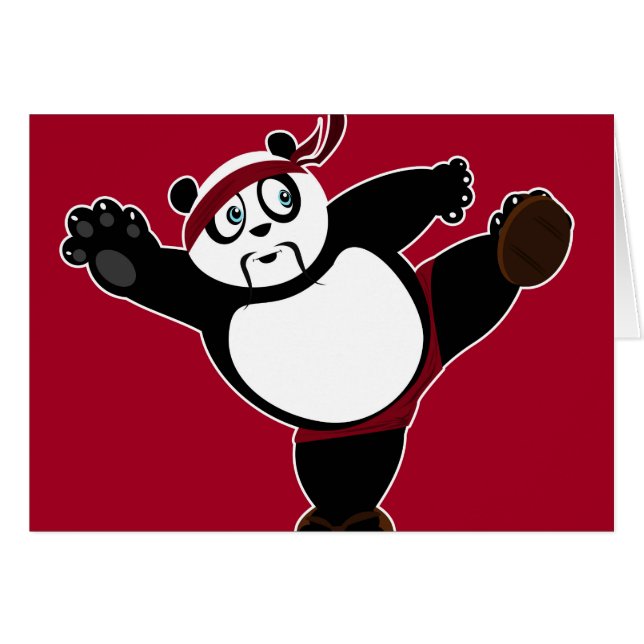Martial Arts Panda 2 - Red (Front Horizontal)