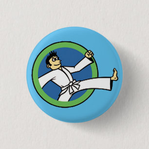 Martial Arts Party Kid 3 Button