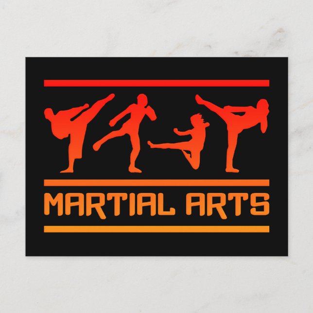 Martial Arts postcard - customise! (Front)
