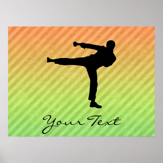 Martial Arts Poster (Front)