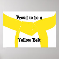 Martial Arts Proud to be a Yellow Belt