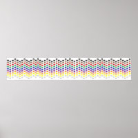 Martial Arts Rank Belt Wall Border