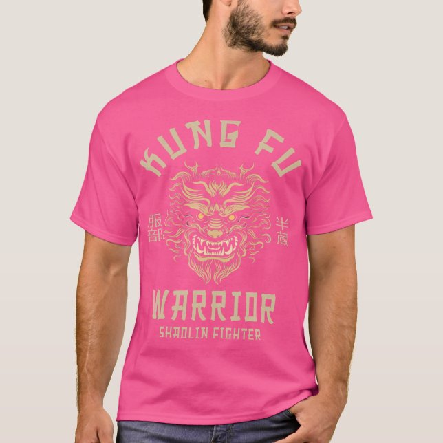 Martial Arts Shaolin Kung Fu T-Shirt (Front)