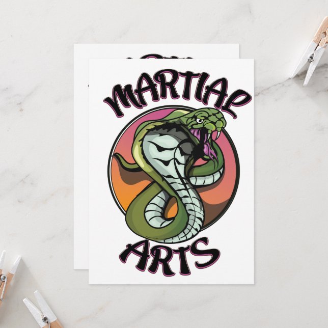 Martial Arts Snake (Front/Back In Situ)