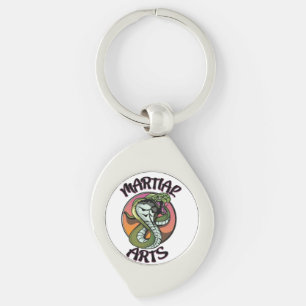 Martial Arts Snake Key Ring