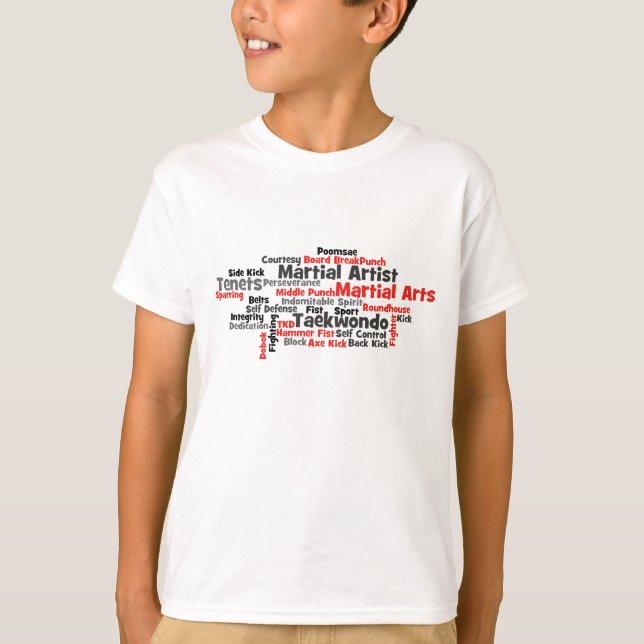 Martial Arts Taekwondo T-Shirt (Front)