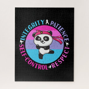 Martial Arts Values - Girly Karate Mindset Jigsaw Puzzle