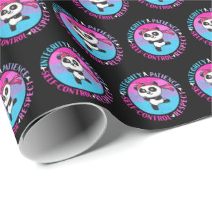 Martial Arts Values - Girly Karate Mindset Wrapping Paper