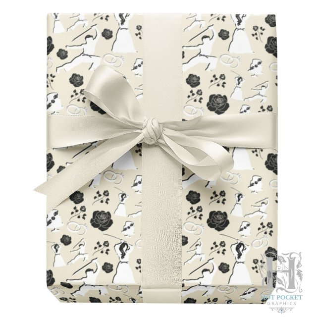 Martial Arts Wedding Wrapping Paper (Creator Uploaded)