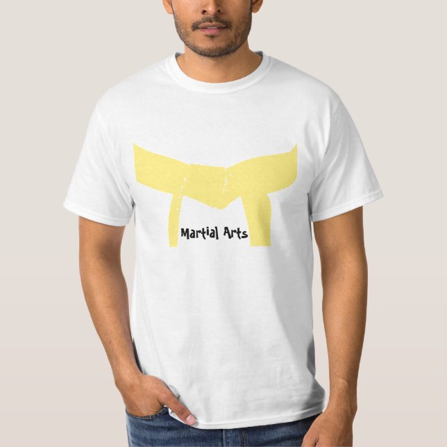Martial Arts Yellow Belt T-Shirt (Front)
