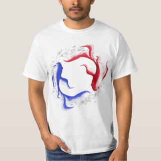 Martial Flow Abstract Yin Yang Martial Art T-Shirt