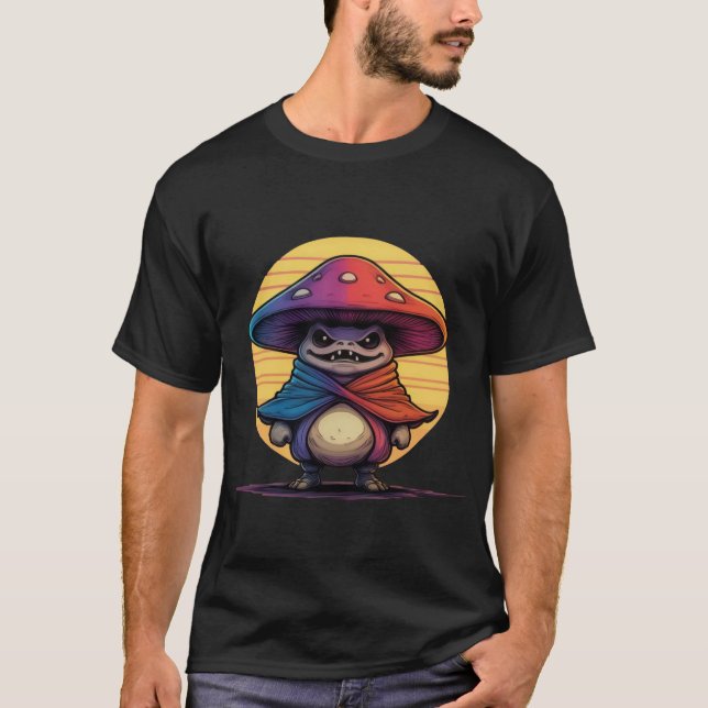 Martial Mushroom  T-Shirt (Front)