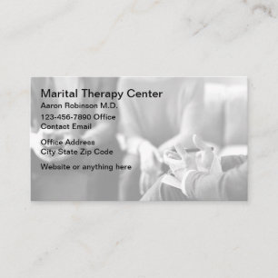 Martial Therapy Counseling Business Cards