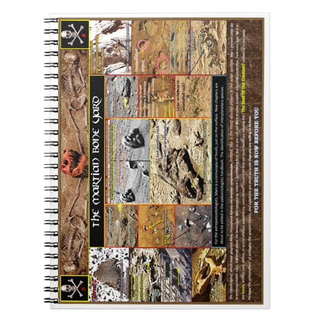 Martian bone yard notebook (Front)