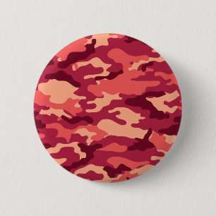 MARTIAN DESERT CAMO / CAMOUFLAGE DAZZLE PATTERN 6 CM ROUND BADGE